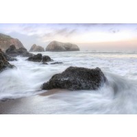 Alan Blaustein - Crescent Beach Waves 2