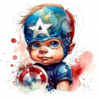 Patrice Murciano - Baby Captain America