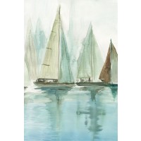 Allison Pearce - Blue Sailboats II 