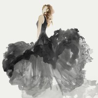 Aimee Wilson - Woman in Black Dress II 