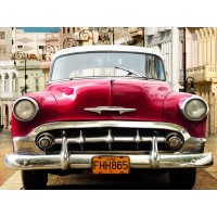Gasoline Images - Classic American car in Habana, Cuba