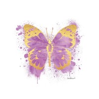 Amanda Greenwood - Butterfly Gold and Purple